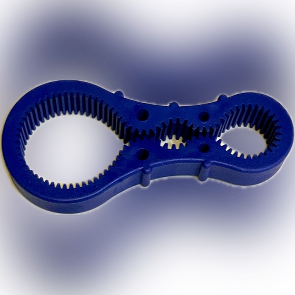 VTG MULTI BOTTLE JAR OPENER CLOSER BLUE TWIST EASE OPEN GRIPPER KITCHEN TOOL 7” - Picture 4 of 7